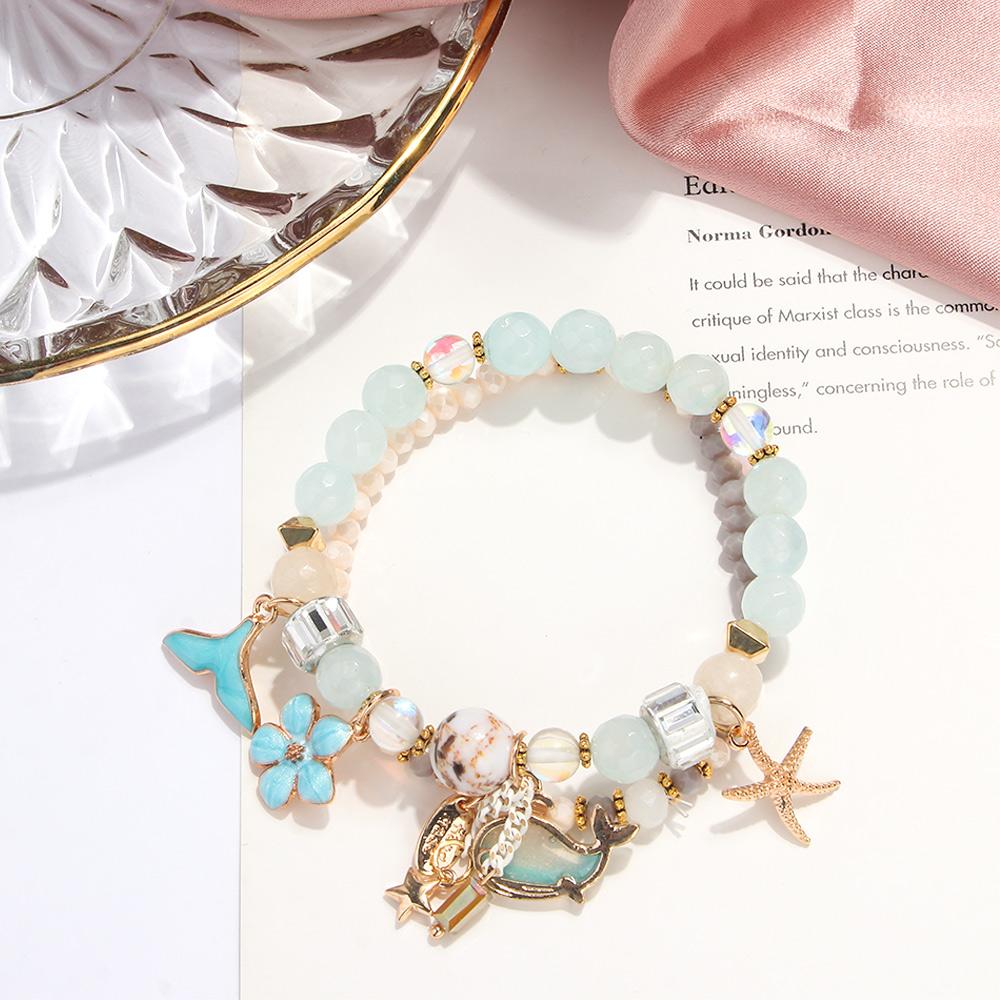 💎 Colorful Whale Tail Bracelet