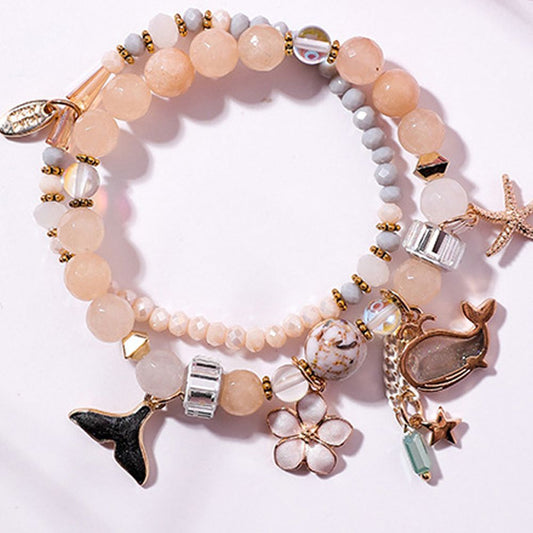 💎 Colorful Whale Tail Bracelet