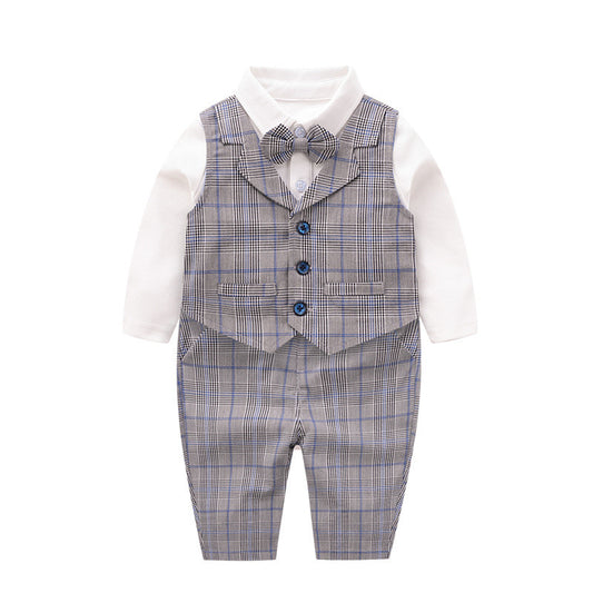 💎 Gentleman Suit Outfit for Baby Boy's First Year