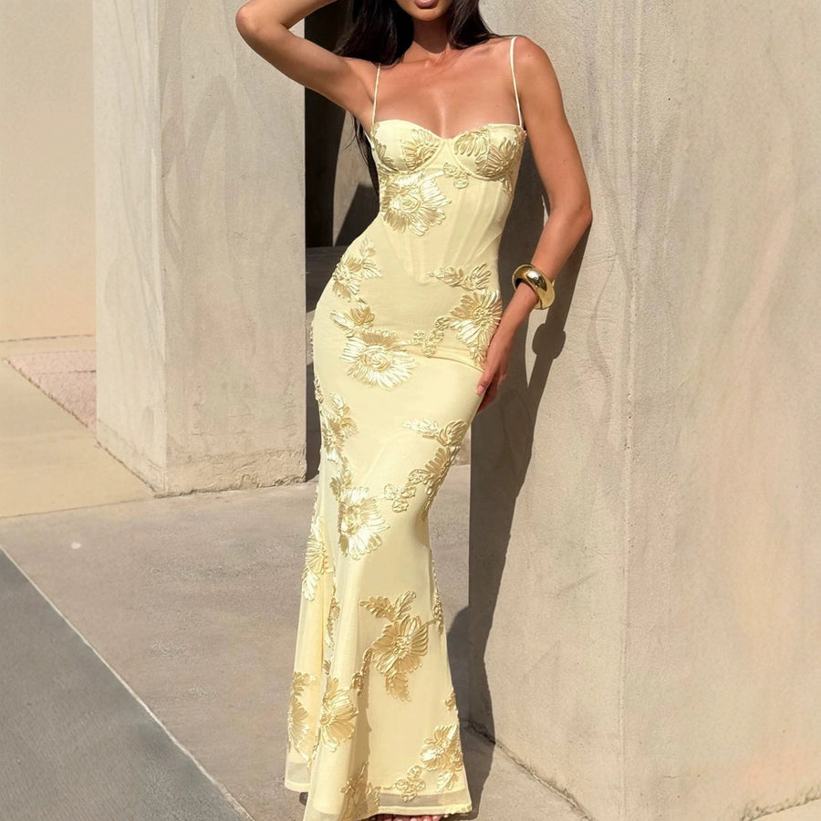 🦋 Alti’s Soleil Bloom Evening Dress