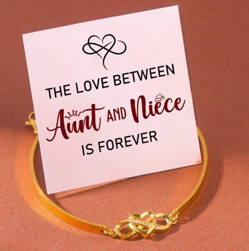 💎 Eternal Heart-to-Heart Bracelet