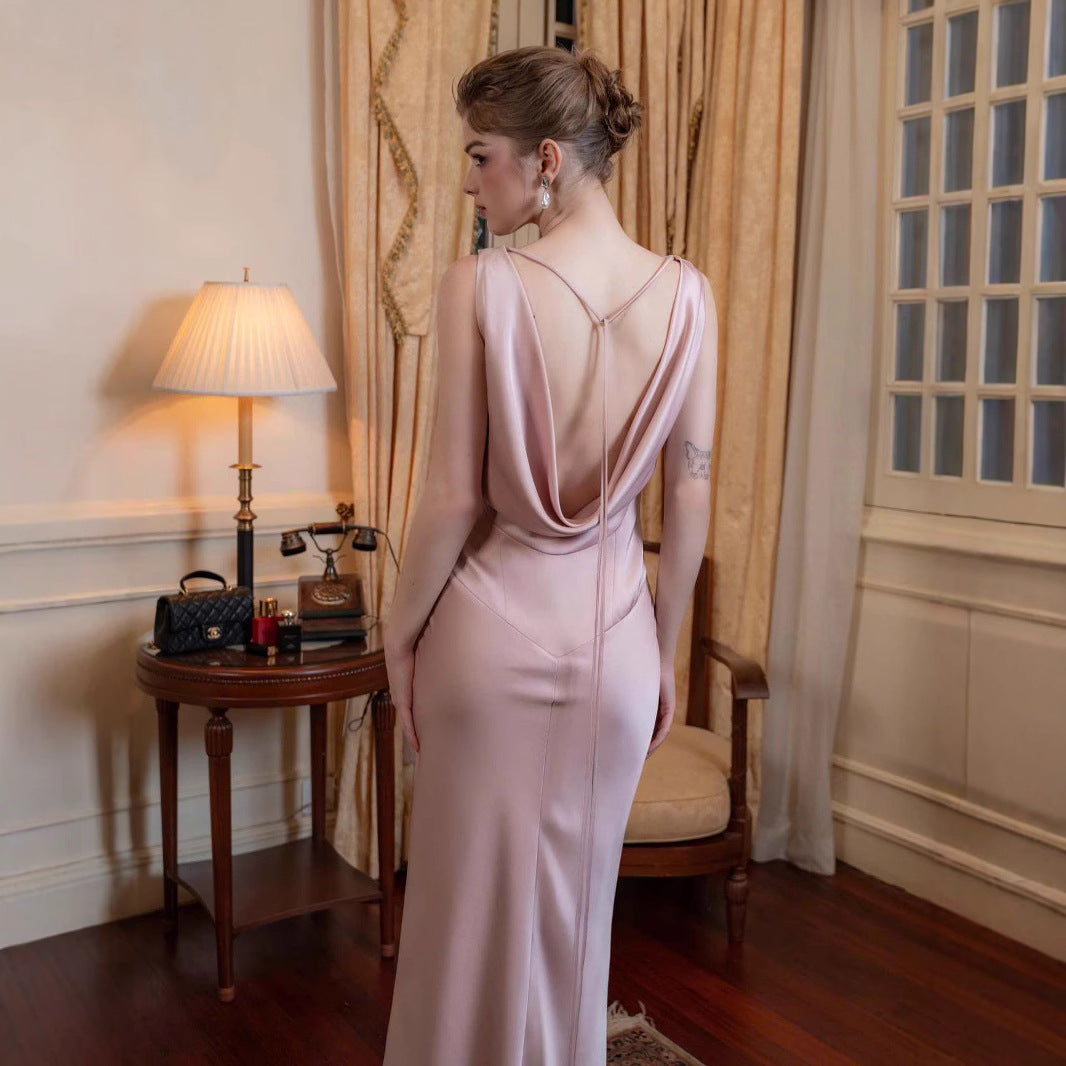 🦋 Alti’s Champagne Nights Satin Maxi Dress