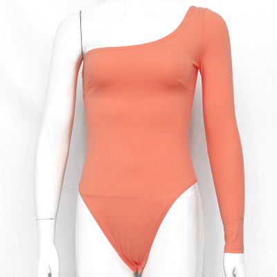 💎 One-Shoulder Sculpted Bodysuit