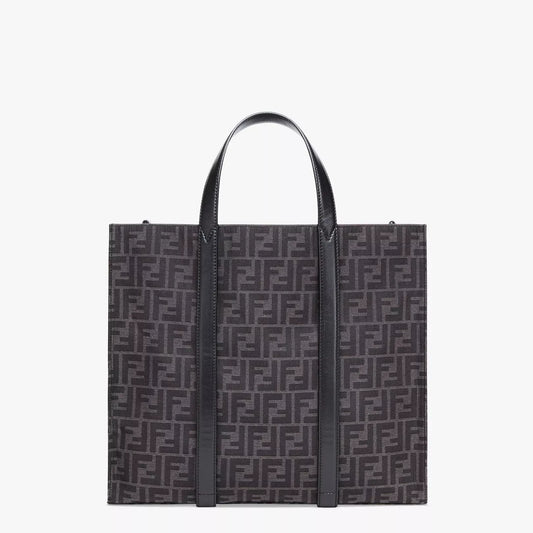 🌀 FendiFF Jacquard Fabric Shopper Bag