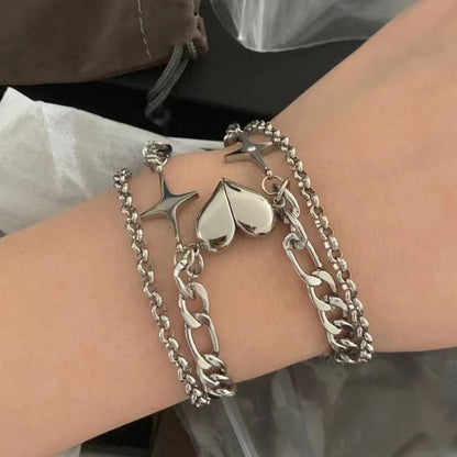 💎 Magnetic Heart Couples Bracelet