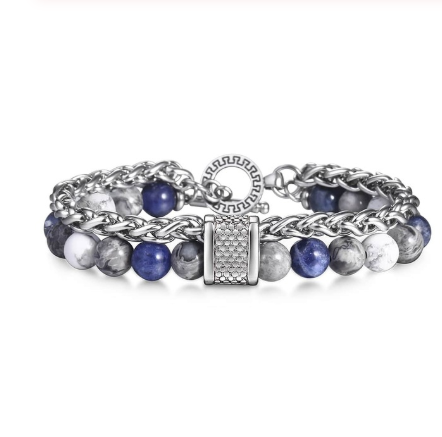 💎 Natural Stone Beaded Bracelet