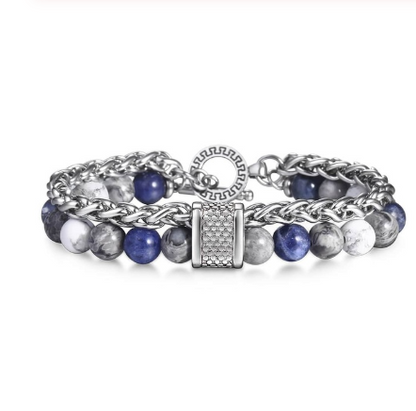 💎 Natural Stone Beaded Bracelet