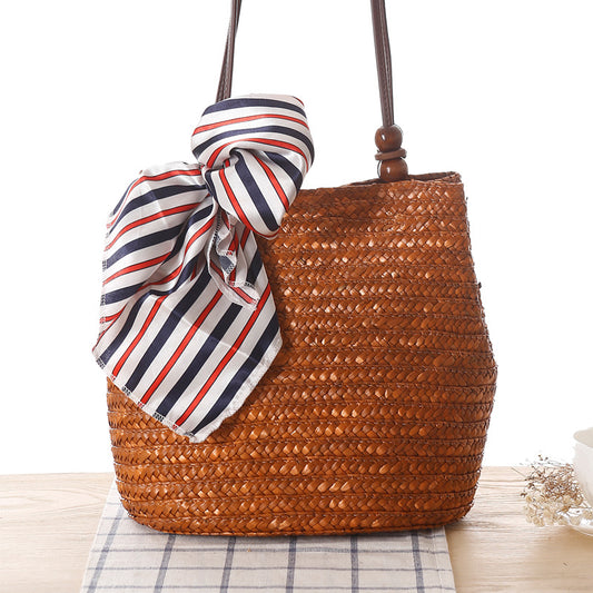 Sienna Woven Shoulder Bag
