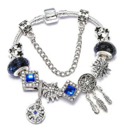 💎 Colorful Crystal Love Heart Bracelet