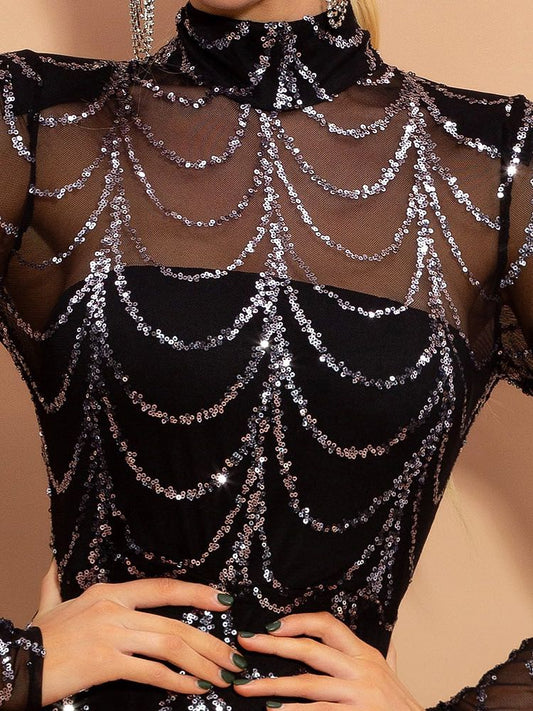 Midnight Glam Sequin Gown — product image 2