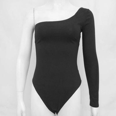 💎 One-Shoulder Sculpted Bodysuit