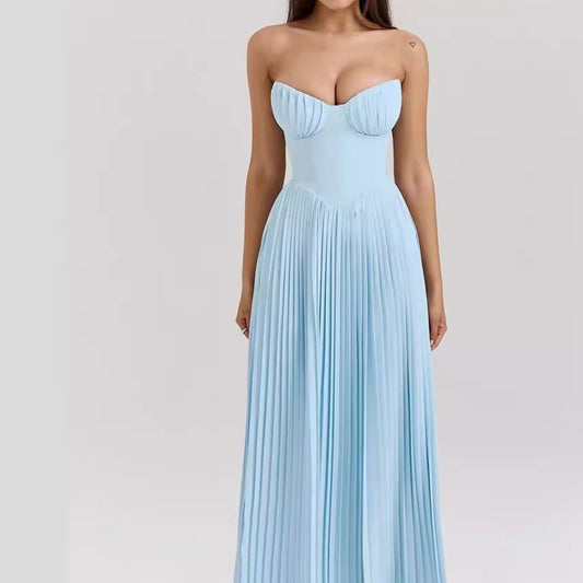 Alti’s Sky Pleated Maxi Dress — product image 2
