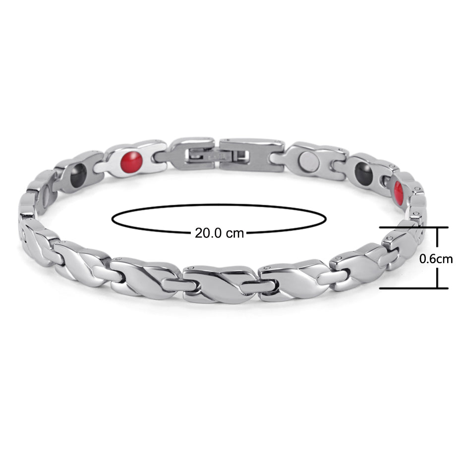 💎 Stainless Steel Magnetic Bangle