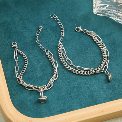 💎 Magnetic Heart Couples Bracelet
