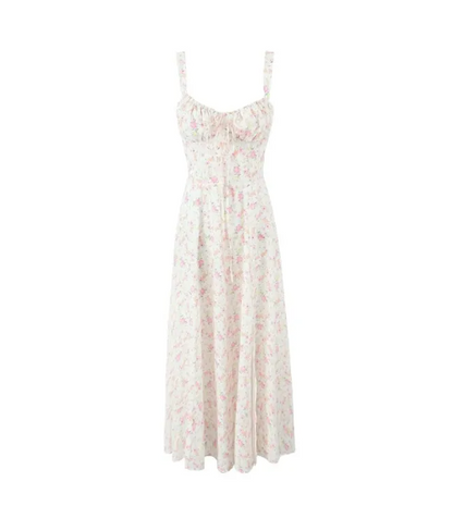 💎 Riviera Bloom Floral Midi Dress