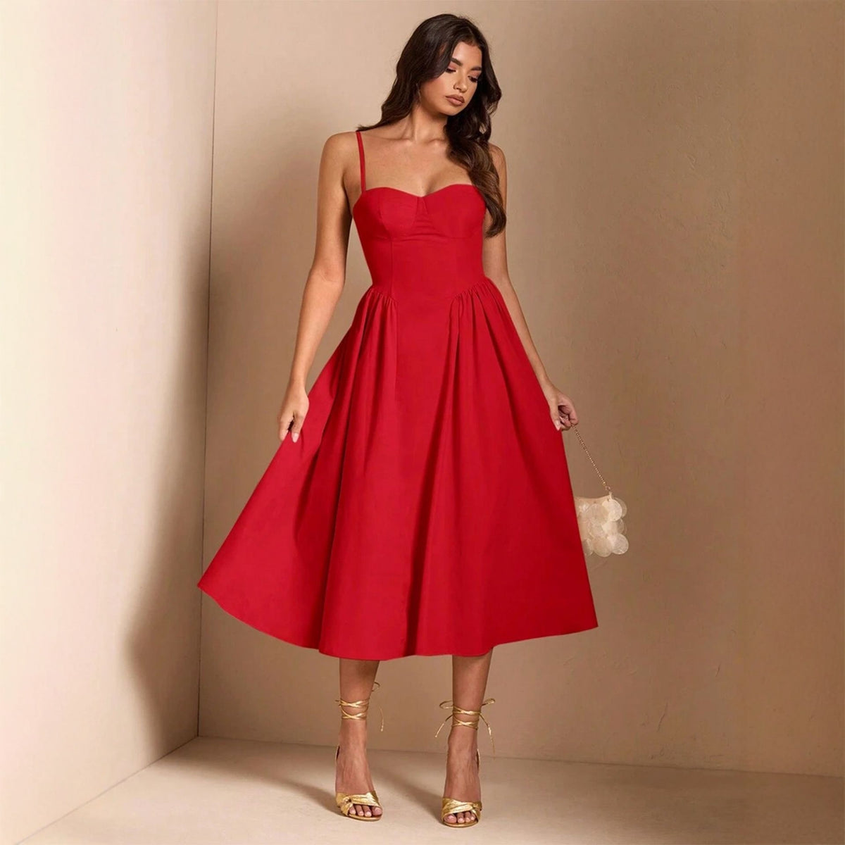 Scarlet Grace Midi Dress