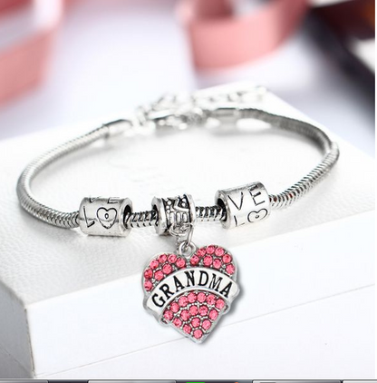 💎 Parent & Child Matching Heart Bracelets