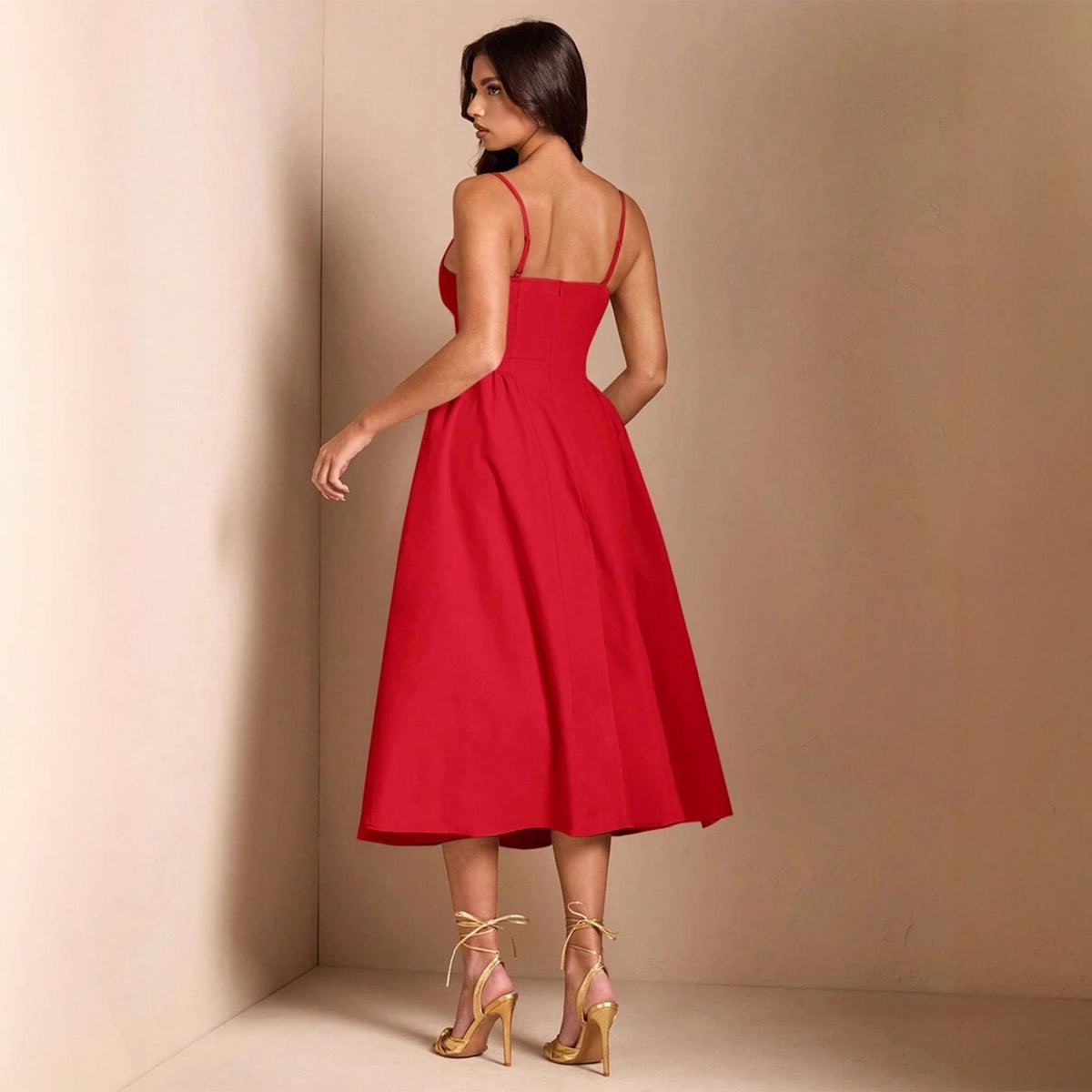Scarlet Grace Midi Dress