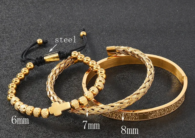 💎 Adjustable Cross Bracelet