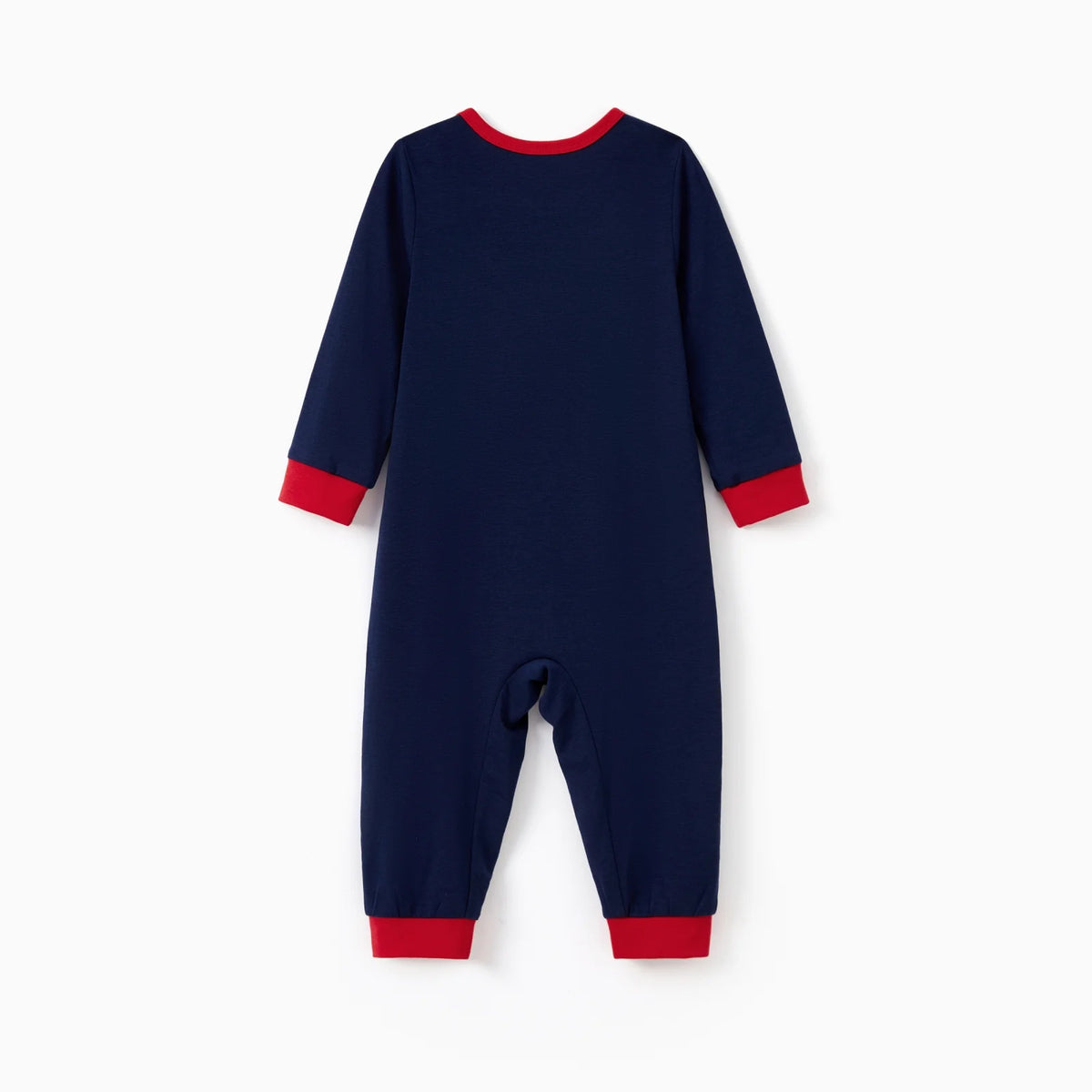 Baby Christmas Pajamas Family Matching Pjs Gifts Holiday Long Sleeve One-Piece Sleeper for Baby Shower Gift with Socks Size 12-18M