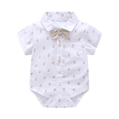 💎 Gentleman Outfit for Baby Boys with Suspender Shorts