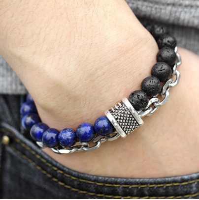 💎 Natural Stone Beaded Bracelet