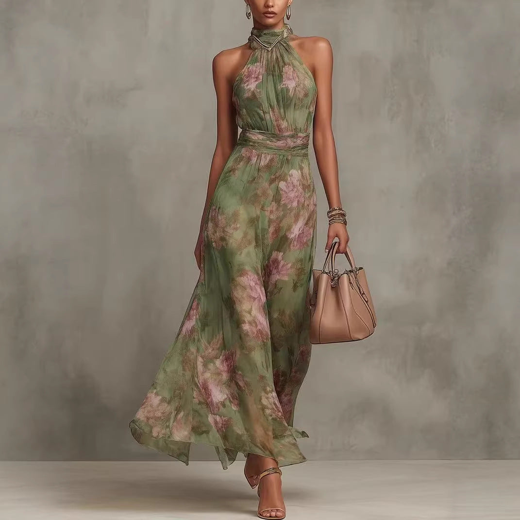 Valencia Ruffle Maxi Dress