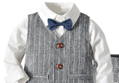 💎 Gentleman Suit Outfit for Baby Boy's First Year