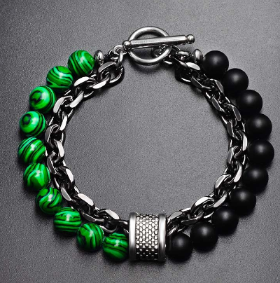 💎 Natural Stone Beaded Bracelet
