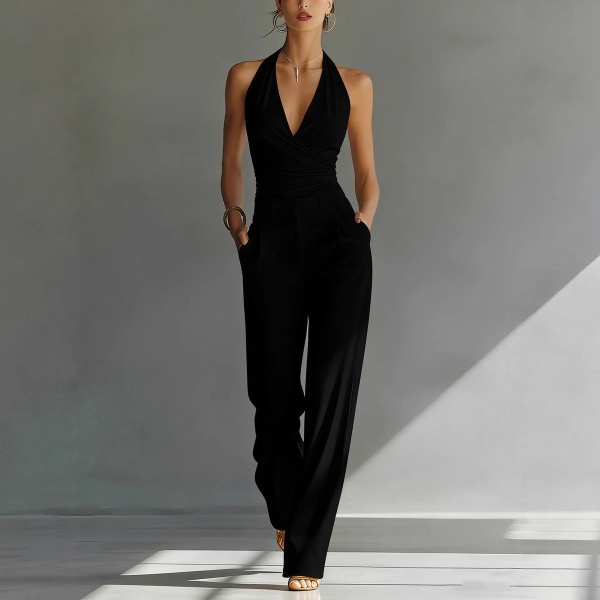 Alti’s Ivory Muse Pleated Jumpsuit