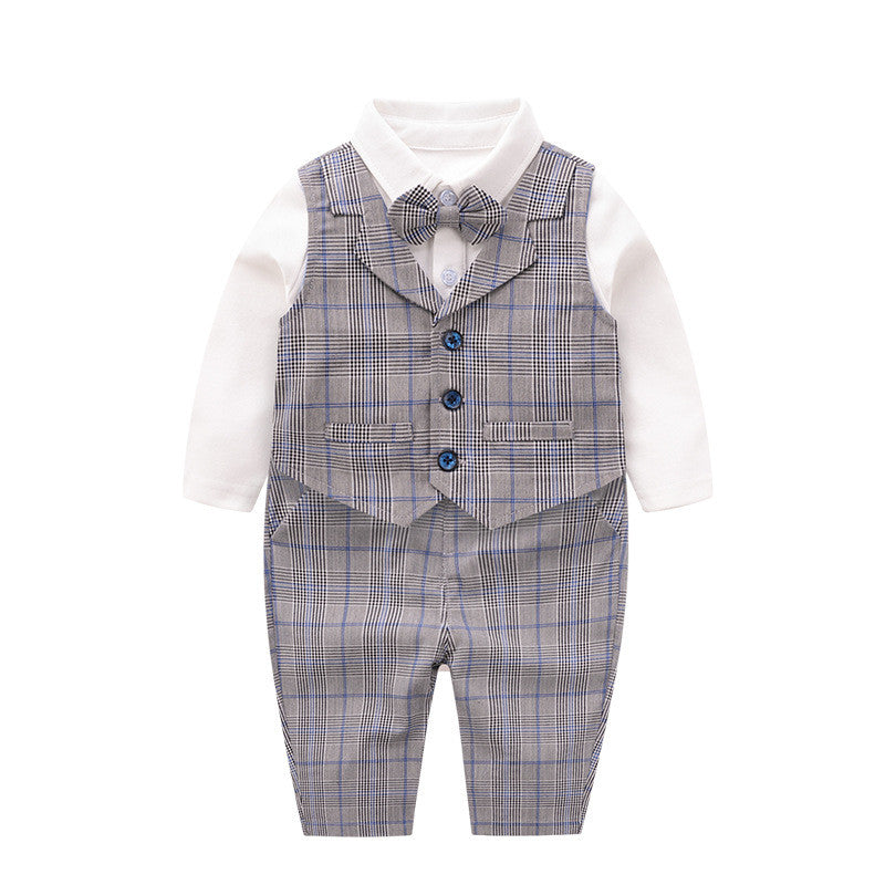 💎 Gentleman Suit Outfit for Baby Boy's First Year