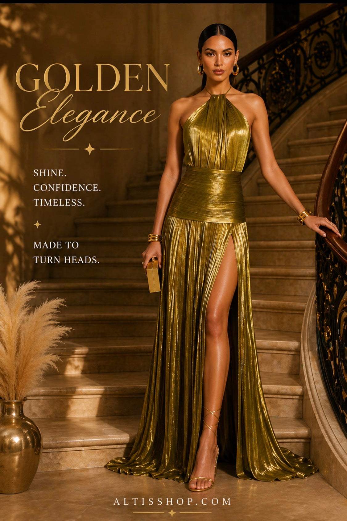 Golden Muse Gown