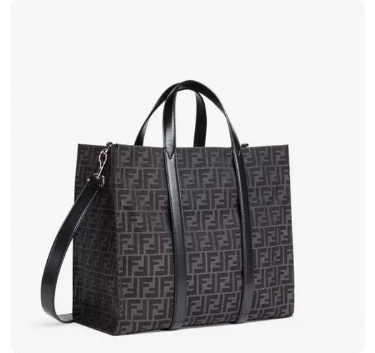 FendiFF Jacquard Fabric Shopper Bag