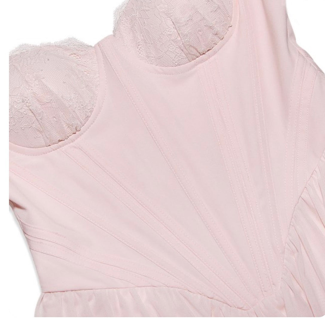 Blush Corset Mini Dress