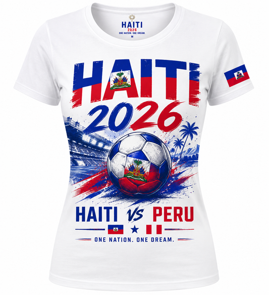 Haiti vs Peru Match Edition Shirt