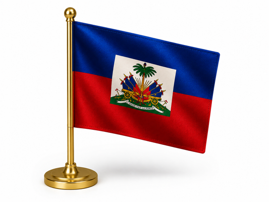 Haiti 2026 Flag Keepsake – Haitian Pride Desk Flag