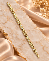 🛍️ Maison Alti’s Golden Elegance Greek Key Crystal Bracelet