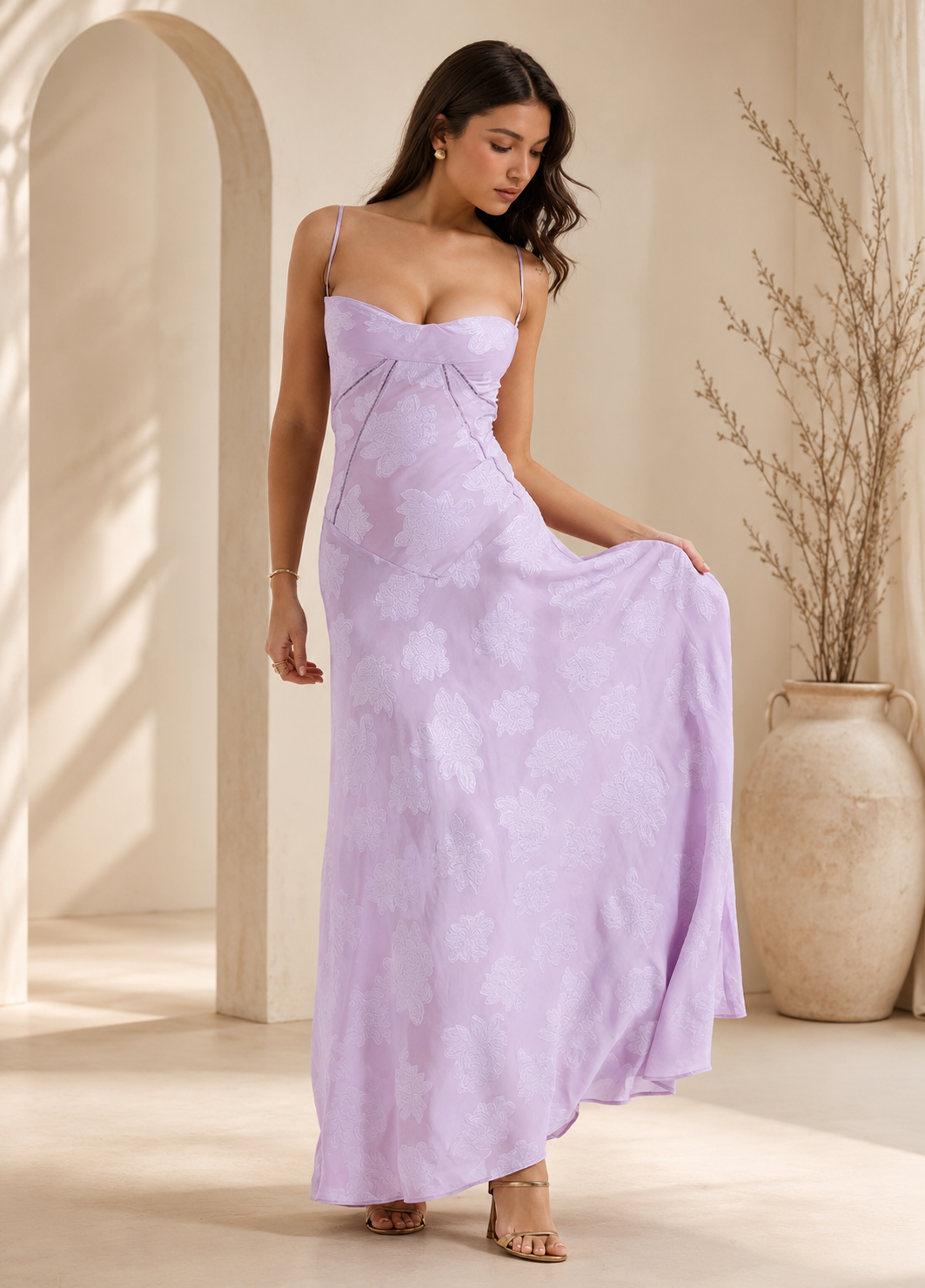 🦋 Shania’s Lavender Muse Maxi Dress 💜