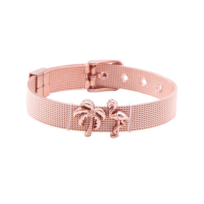 💎 World Map Stainless Steel Bracelet