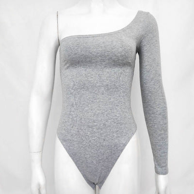 💎 One-Shoulder Sculpted Bodysuit
