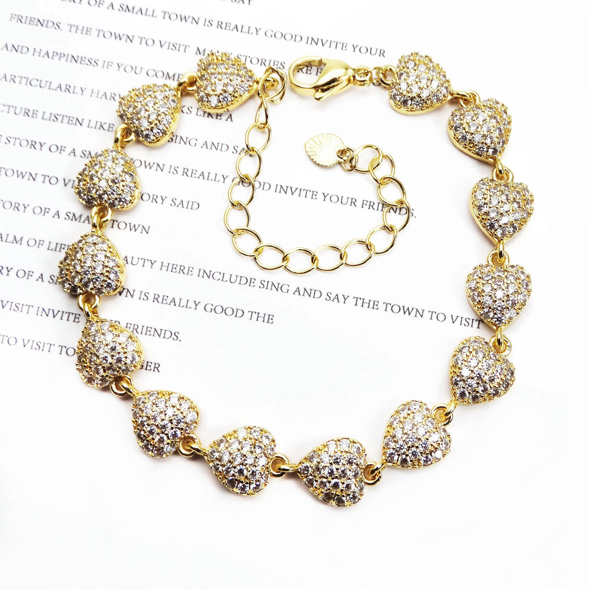 💎 Sparkling Zirconia Floral Bracelet