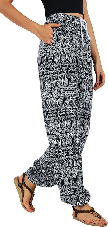 Women'S Floral Boho Yoga Harem Jogger Pants