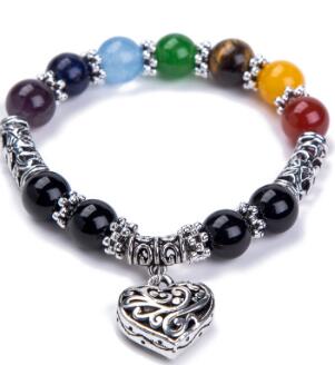 💎 Agate Stone Heart Bracelet