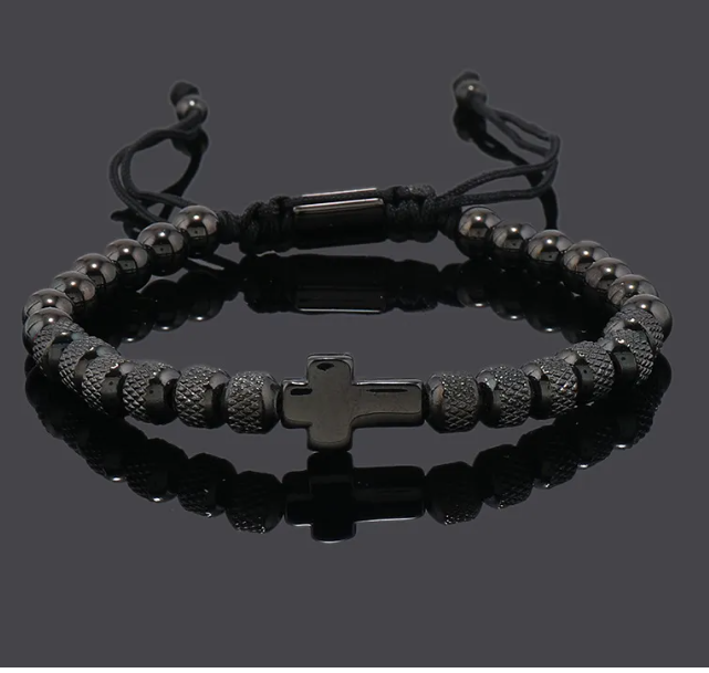 💎 Adjustable Cross Bracelet