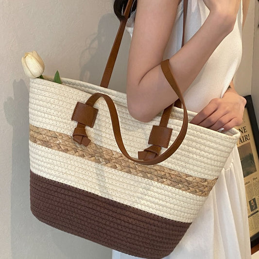 Riviera Woven Tote🌺