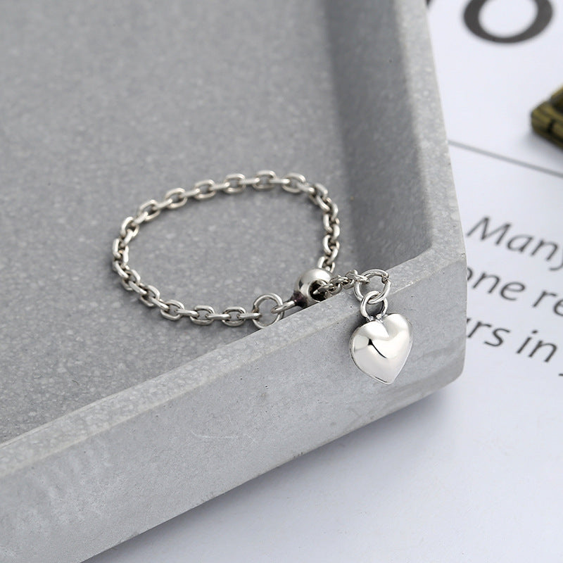 💎 Sterling Silver Heart Charm Bracelet