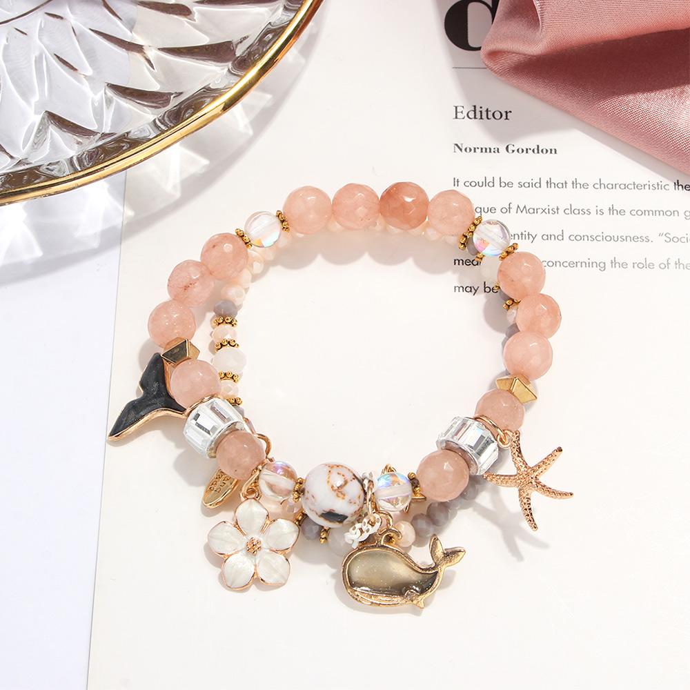 💎 Colorful Whale Tail Bracelet