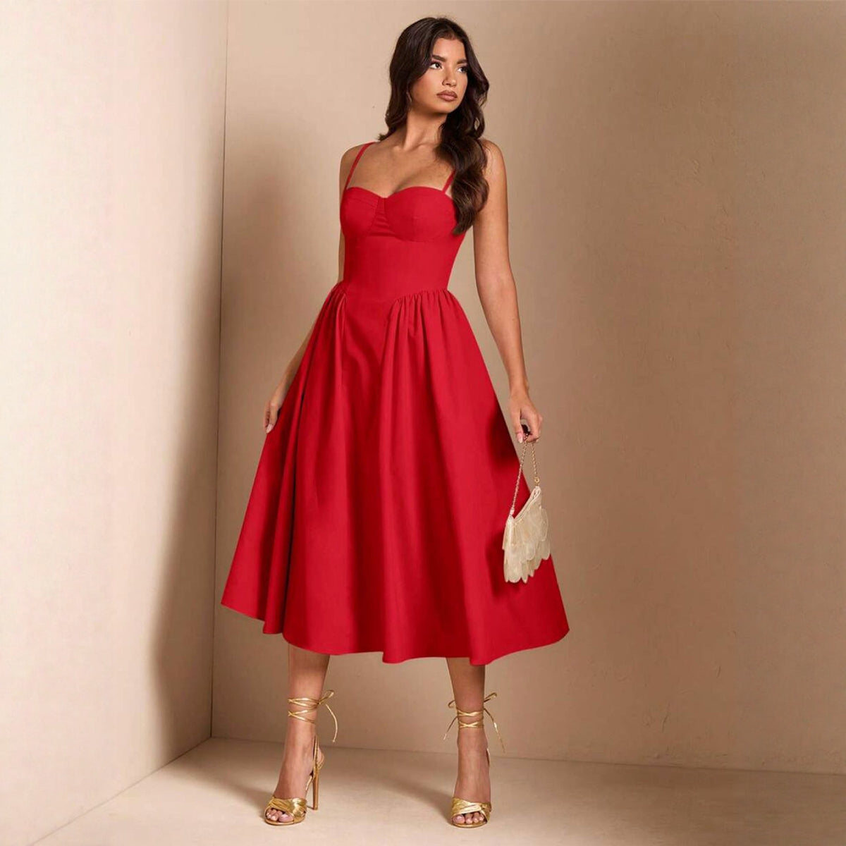 Scarlet Grace Midi Dress