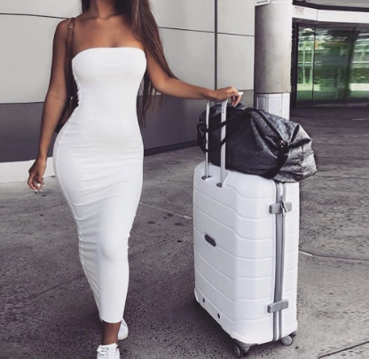 💎 Alti’s Jetsetter Strapless Bodycon Midi Dress