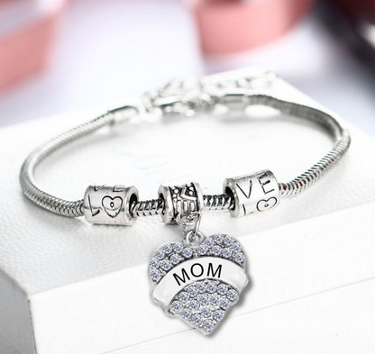 💎 Parent & Child Matching Heart Bracelets